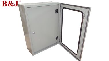 Mild Steel Metal Electrical Enclosure Box , IP66 Wall Mount Metal Enclosure